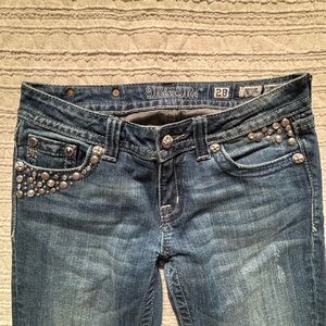 Miss Me Studded Blue Jeans